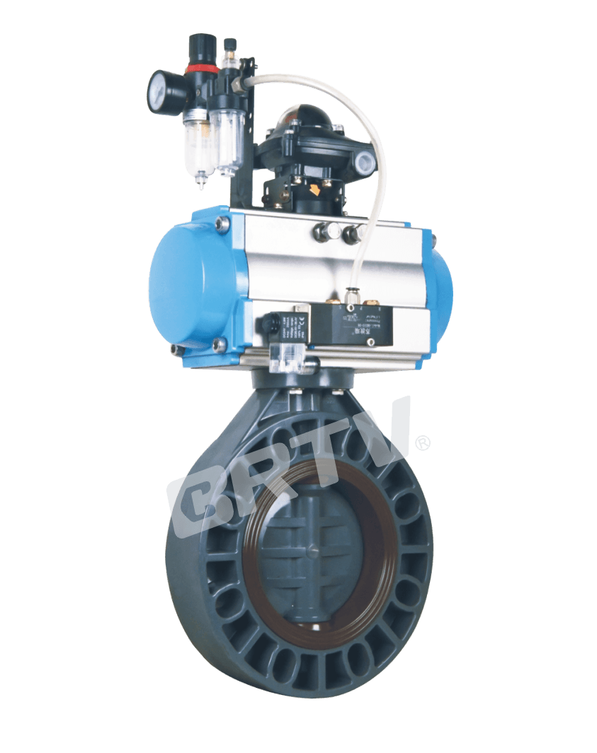 pneumatic Butterfly Valve thumbnail 2
