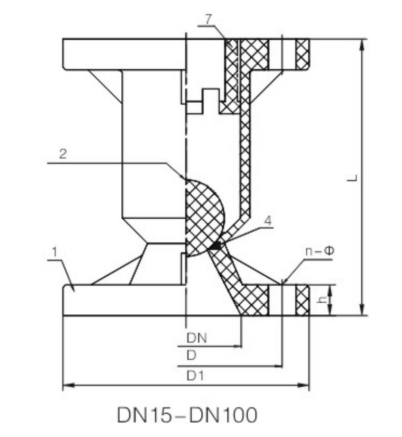 Ball Core Check Valve